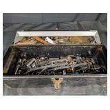 Stack-On Toolbox with Assorted Socket Wrenches & Hand Tools