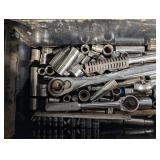 Stack-On Toolbox with Assorted Socket Wrenches & Hand Tools