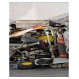 Craftsman Metal Toolbox with Red Plastic Tray Full of Hand Tools