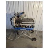 Kobalt Sliding Compound Miter Saw - 120V, 60Hz, 15A, 4,500 RPM - Rolling Stand