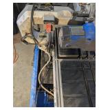 Kobalt Sliding Compound Miter Saw - 120V, 60Hz, 15A, 4,500 RPM - Rolling Stand