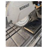 Kobalt Sliding Compound Miter Saw - 120V, 60Hz, 15A, 4,500 RPM - Rolling Stand