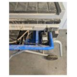 Kobalt Sliding Compound Miter Saw - 120V, 60Hz, 15A, 4,500 RPM - Rolling Stand