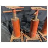 Industrial Screw Jacks with Base Plates (Lot of 4)