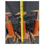 Industrial Screw Jacks with Base Plates (Lot of 4)