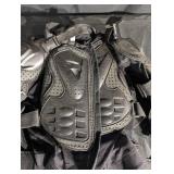 Motorcycle Protective Armor Set - Back Protector & Knee & Elbow Pads, Size M