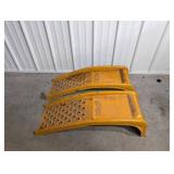 Yellow Perforated Car Ramps