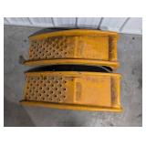 Yellow Perforated Car Ramps