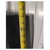 Black Window Screen Mesh Roll - Insect Screening, 60 in Long