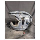 Fly Racing Full-Face MX Helmet - Size M (57-58 cm) Gray/Black