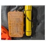 Frabill Ice Fishing Tackle - 10-Inch Pro Tip-Up, Reels, Rods, Lures & Case