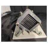 Vegetable Dicer - Manual Grid-Chopper with Stand (Vintage Kitchen Tool)