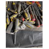 Assorted Screwdrivers - Flathead & Phillips, Mixed Sizes