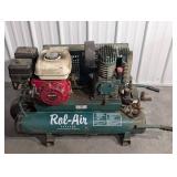Rol-Air Portable Air Compressor - Honda GX160 5.5 HP Gas Engine