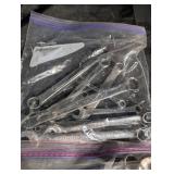 Combination Wrench Set - Drop-Forged Chrome Vanadium, Assorted SAE Sizes