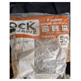 LockJawz T-Post Spring Wire Clip TSWC - 50-Pack