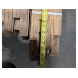 Hardwood Flooring, 8 ft Long, Two Bundles