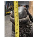 Santa Claus Statue - 40in Tall Bearded Father Christmas with Toy Sack