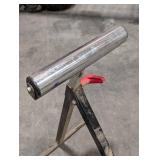 Pipe Roller Stand - Dual Rollers with Red Lock Knobs