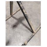 Pipe Roller Stand - Dual Rollers with Red Lock Knobs