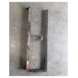 EZ Loader Frame Bracket - Black Steel U-Frame with Adjustable Crossbar