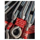 Eye Bolts Galvanized Steel 5/16 x 9-3/8 in - 1,400 lb Working Load