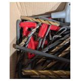 Drill Bits Assortment - In Box with Red Handles & Gray Accessories