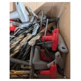 Drill Bits Assortment - In Box with Red Handles & Gray Accessories