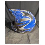 Mossi Blue MX Helmet - Full-Face Off-Road Motocross Helmet
