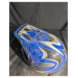 Mossi Blue MX Helmet - Full-Face Off-Road Motocross Helmet