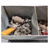 Assorted Copper Pipe Fittings: Elbows, Tees, Couplings & Adapters (Rusty)