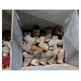 Assorted Copper Pipe Fittings: Elbows, Tees, Couplings & Adapters (Rusty)