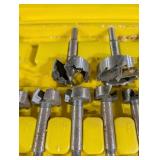 Router Bit Set in Yellow Case - Mixed Sizes 1/8 in to 3/4 in