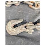 Rigging Chain with Large Hook - Heavy-Duty Steel Chain