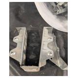 Galvanized Steel Brackets & Mounting Hardware - Assorted Channel & L-Shape Brackets