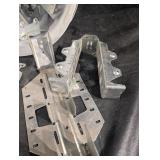 Galvanized Steel Brackets & Mounting Hardware - Assorted Channel & L-Shape Brackets