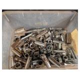 Assorted Hardware Fasteners - Nuts, Bolts, Washers & Sockets (Steel, Rusty)
