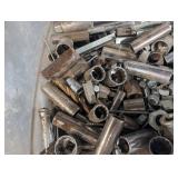 Assorted Hardware Fasteners - Nuts, Bolts, Washers & Sockets (Steel, Rusty)