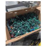 String Lights - Green Wire, Multicolor Mini Bulbs in Box