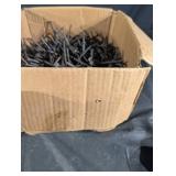 Box of Common Nails - 2-3 in Long, Steel, Black Finish