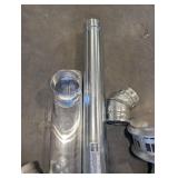 Stove Pipe Duravent Galvanized HVAC Ducting Parts - Round Duct, Elbows, Grille & Plenum