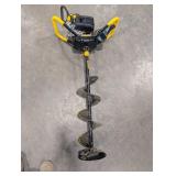 Jiffy Ice Auger -Propane Powered, Spiral Bit, Yellow/Black