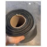 Black Window Screen Mesh Roll - Insect Screen, Square Grid, Cardboard Core
