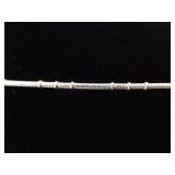 .925 Sterling Silver Abalone and Black Pearl Cross Pendant and Thick Necklace