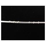 .925 Sterling Silver Abalone and Black Pearl Cross Pendant and Thick Necklace