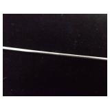 .925 Sterling Silver Larimar and Topaz Turtle Dangle Pendant Necklace