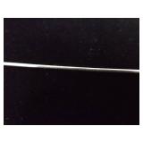 .925 Sterling Silver Larimar and Topaz Turtle Dangle Pendant Necklace