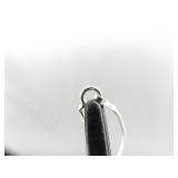 .925 Sterling Silver Larimar and Topaz Turtle Dangle Pendant Necklace