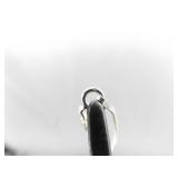 .925 Sterling Silver Larimar and Topaz Turtle Dangle Pendant Necklace