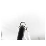 .925 Sterling Silver Topaz Cat Pendant Necklace